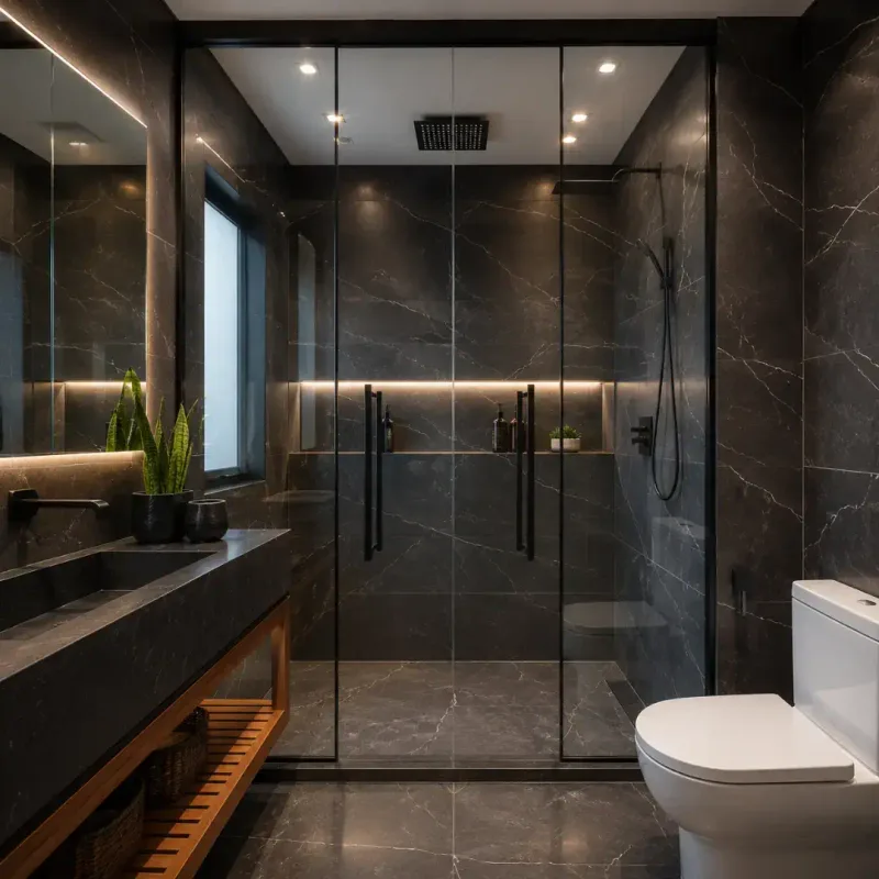 Box de vidro temperado instalado em Rio das Ostras